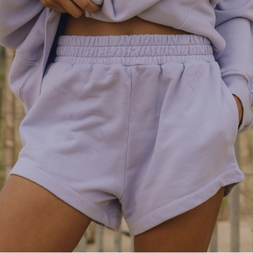 Daily Drills Light Purple Athletic Shorts